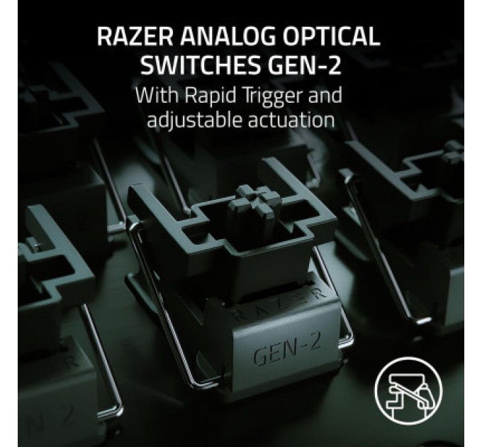 Клавіатура Razer Huntsman V3 Pro USB UA Black (RZ03-04970100-R3M1)
