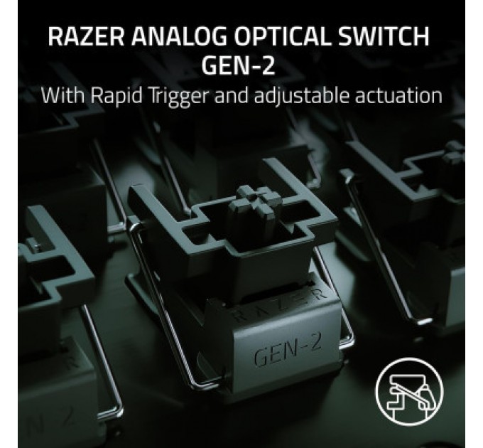 Клавіатура Razer Huntsman V3 Pro Mini USB UA Black (RZ03-04990100-R3M1)