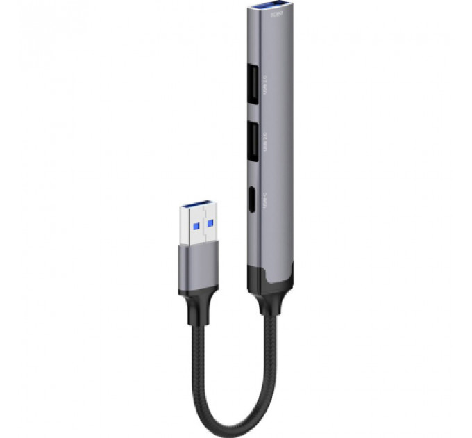 Концентратор ColorWay USB-A 4-в-1 USB2.0х3/USB3.0 (CW-HUB05)