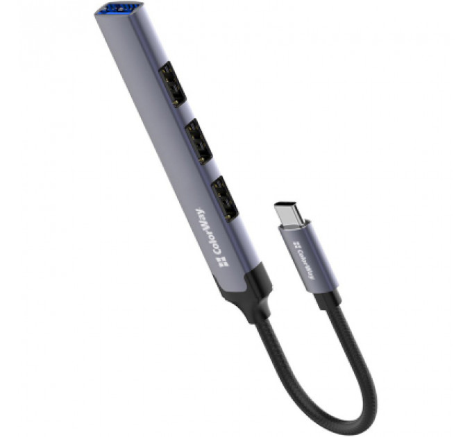 Концентратор ColorWay USB-C 4-в-1 USB2.0х3/USB3.0 (CW-HUB04)