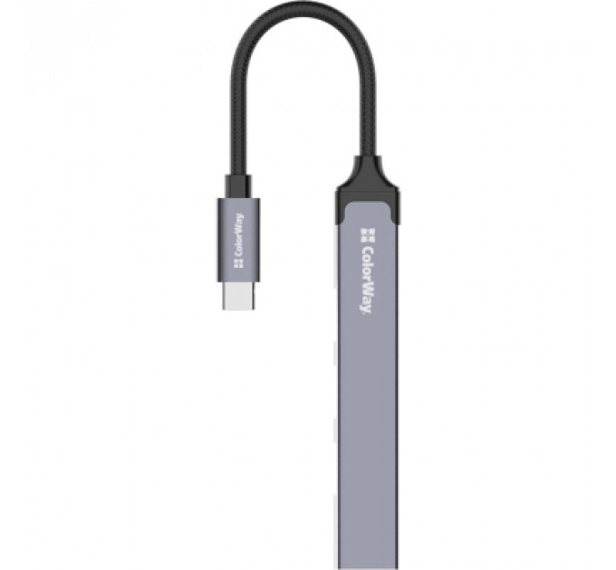 Концентратор ColorWay USB-C 4-в-1 USB2.0х3/USB3.0 (CW-HUB04)