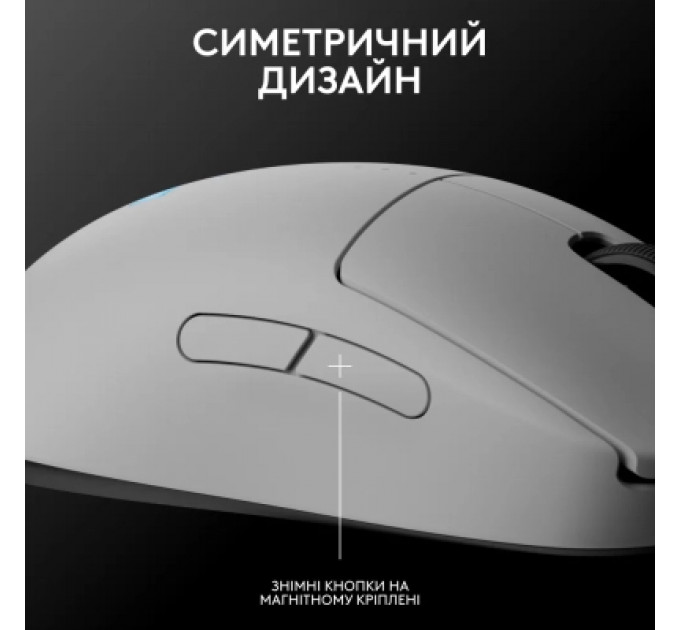 Мишка Logitech G Pro 2 Lightspeed Wireless White (910-007302)