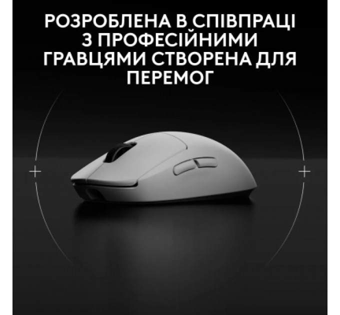 Мишка Logitech G Pro 2 Lightspeed Wireless White (910-007302)