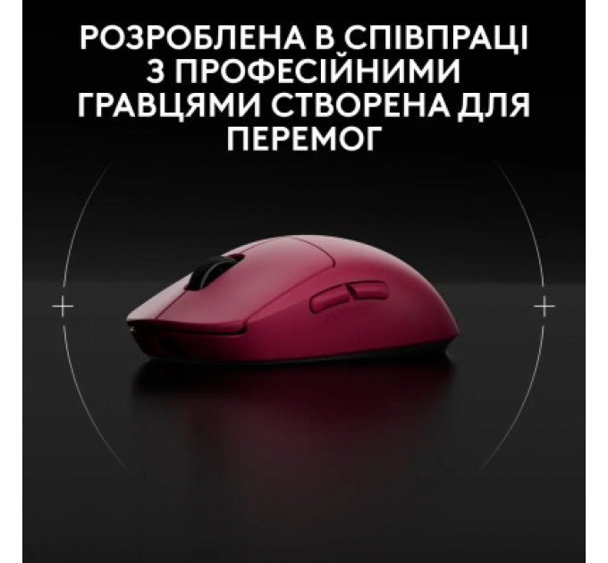 Мишка Logitech G Pro 2 Lightspeed Wireless Magenta (910-007309)