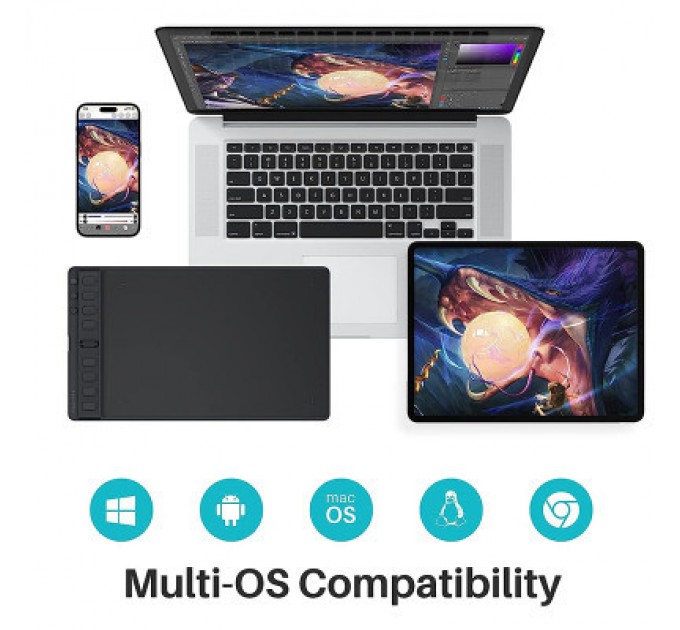 Графічний планшет Huion Inspiroy 2 M (H951P)