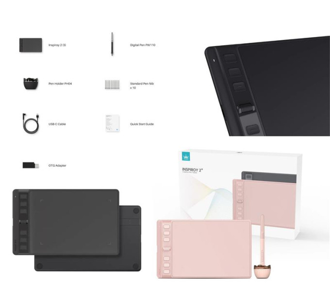 Huion Графічний планшет Huion Inspiroy 2 S (H641P)
