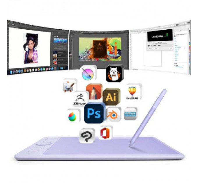 Графічний планшет Parblo Intangbo S Violet (INTANGBOSP)