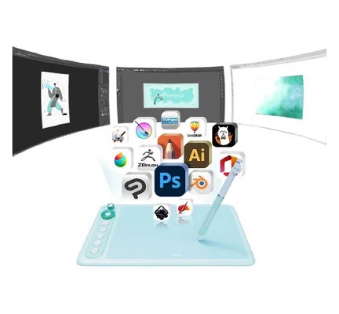 Графічний планшет Parblo Intangbo X7 Green (INTANGBOX7G)