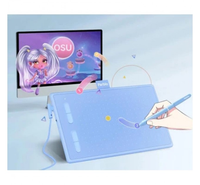 Графічний планшет Parblo Ninos N7B Blue (NINOSN7BB)