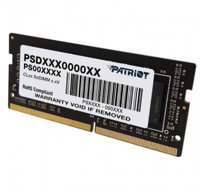 Модуль пам'яті для ноутбука SoDIMM DDR4 8GB 2666 MHz Patriot (PSD48G26662S)
