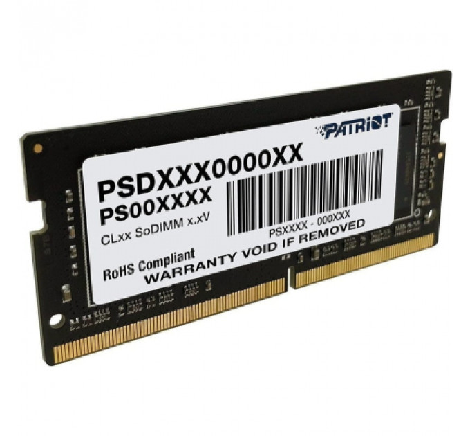 Модуль пам'яті для ноутбука SoDIMM DDR4 8GB 2666 MHz Patriot (PSD48G26662S)