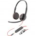 Poly Навушники Poly Blackwire 3225 USB-A/C/+ 3.5mm (8X229AA)