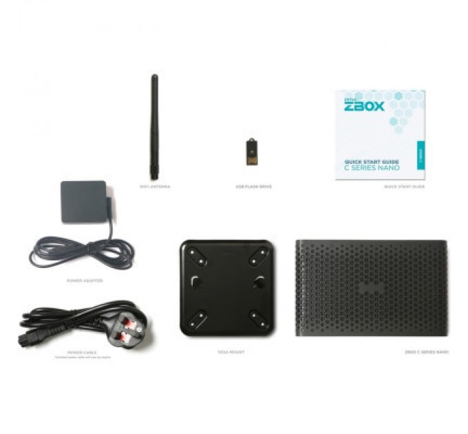 Zotac Комп'ютер Zotac CI629 nano / i3-1315U, 2.5" SATA/HDD SATA (ZBOX-CI629NANO-BE)