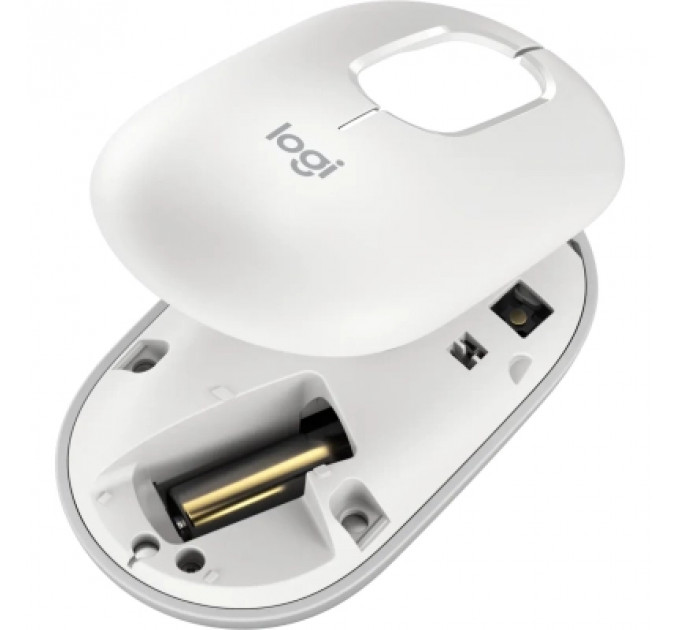 Мишка Logitech POP Mouse With Emoji Bluetooth Off-White (910-007411)