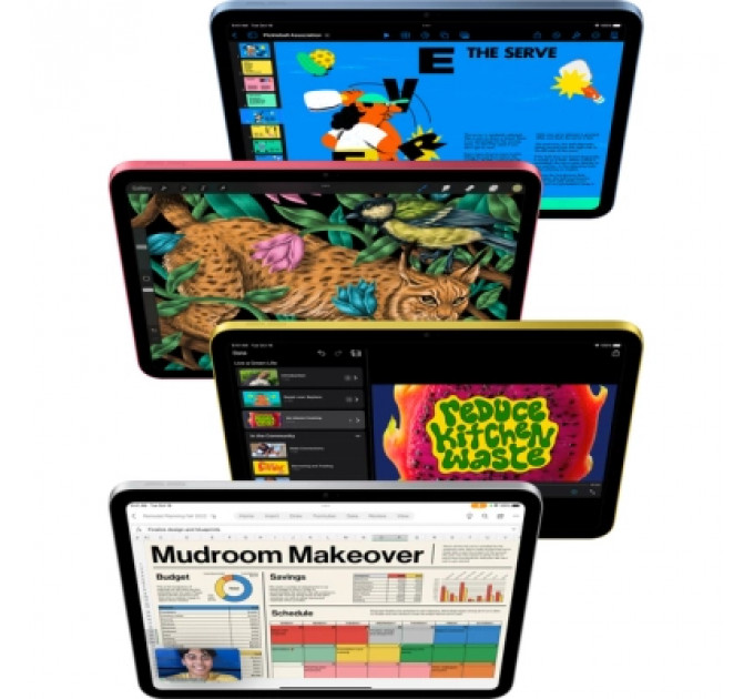 Планшет Apple iPad 10.9" 2024 Wi-Fi 64GB Silver (MCM74NF/A)