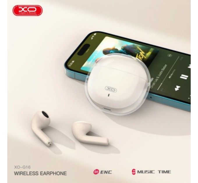 Навушники XO G16 ENC White (XO-G16WH)