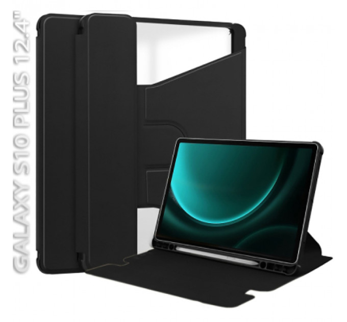 Чохол до планшета BeCover 360° Rotatable Samsung Galaxy Tab S10 Plus (SM-X820/SM-X826) 12.4" Black (712264)