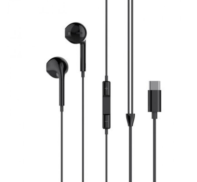 Навушники XO EP72 Type-C Black (XO-EP72BK)