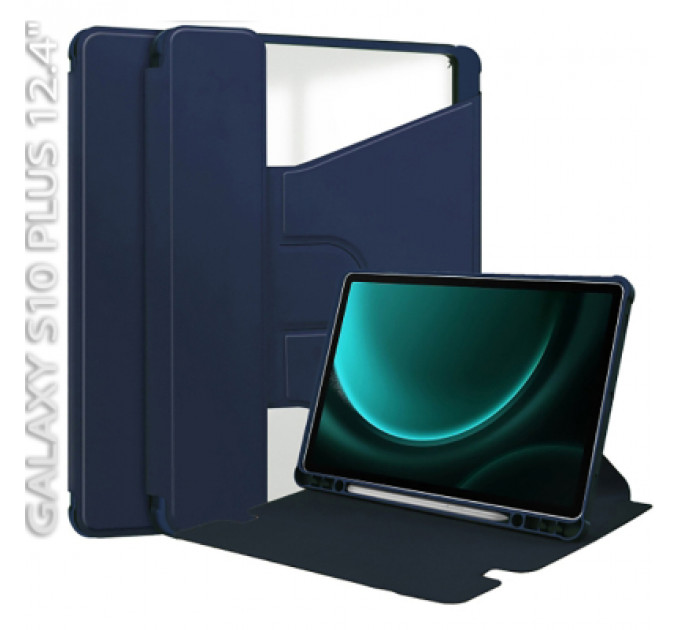 Чохол до планшета BeCover 360° Rotatable Samsung Galaxy Tab S10 Plus (SM-X820/SM-X826) 12.4" Deep Blue (712265)