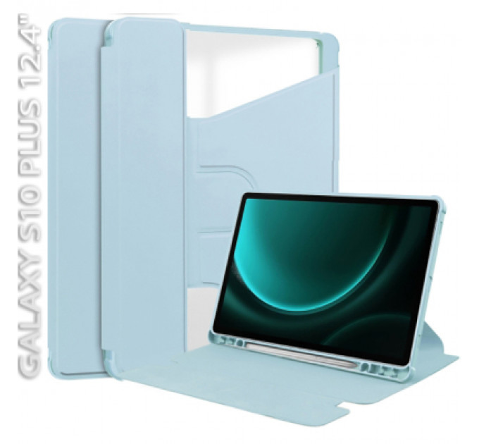 Чохол до планшета BeCover 360° Rotatable Samsung Galaxy Tab S10 Plus (SM-X820/SM-X826) 12.4" Light Blue (712267)