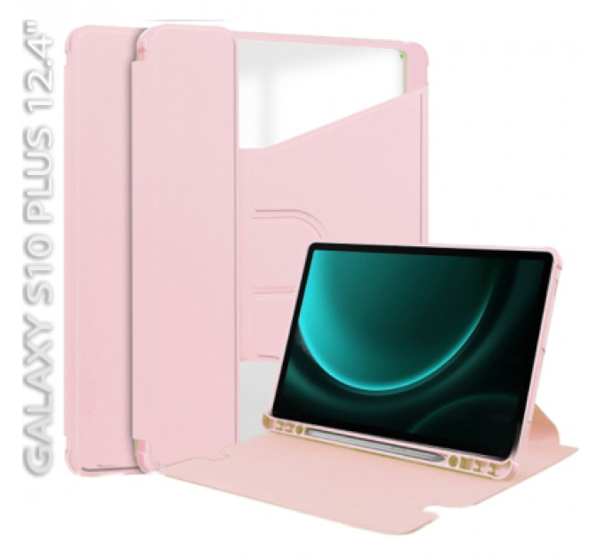 Чохол до планшета BeCover 360° Rotatable Samsung Galaxy Tab S10 Plus (SM-X820/SM-X826) 12.4" Pink (712268)