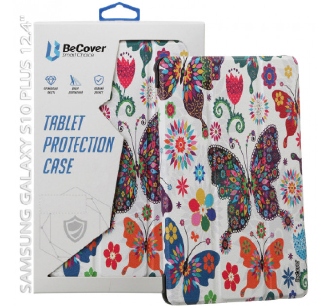 Чохол до планшета BeCover Smart Case Samsung Galaxy Tab S10 Plus (SM-X820/SM-X826) 12.4" Butterfly (712241)