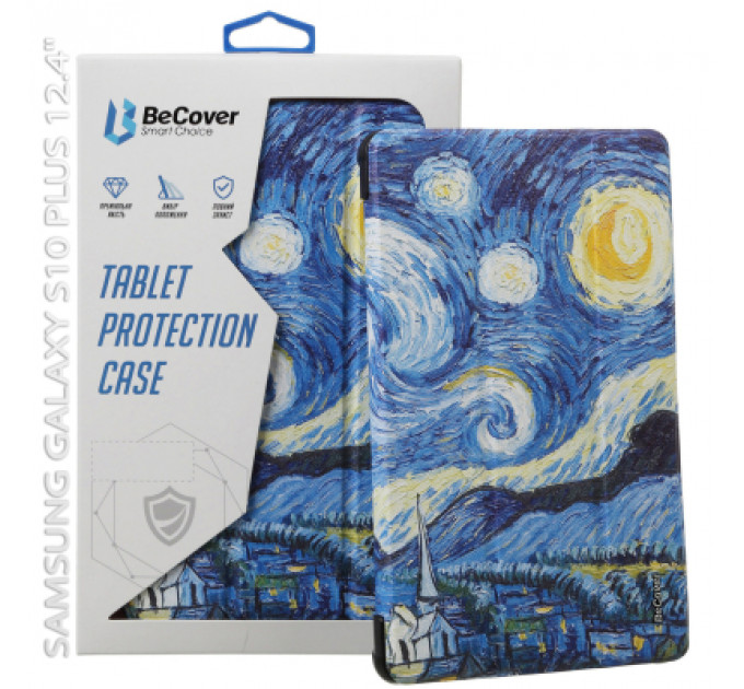 Чохол до планшета BeCover Smart Case Samsung Galaxy Tab S10 Plus (SM-X820/SM-X826) 12.4" Night (712245)