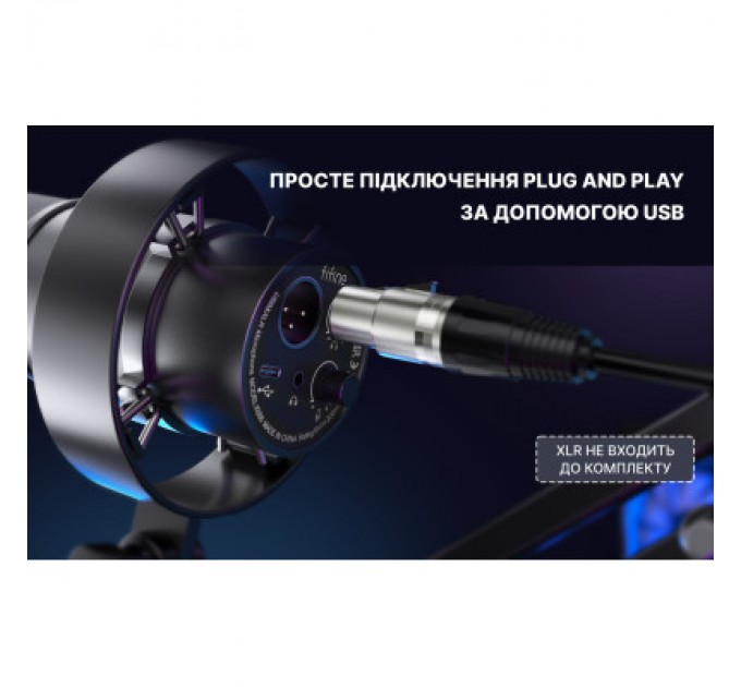 Мікрофон Fifine K688 USB Black (K688)