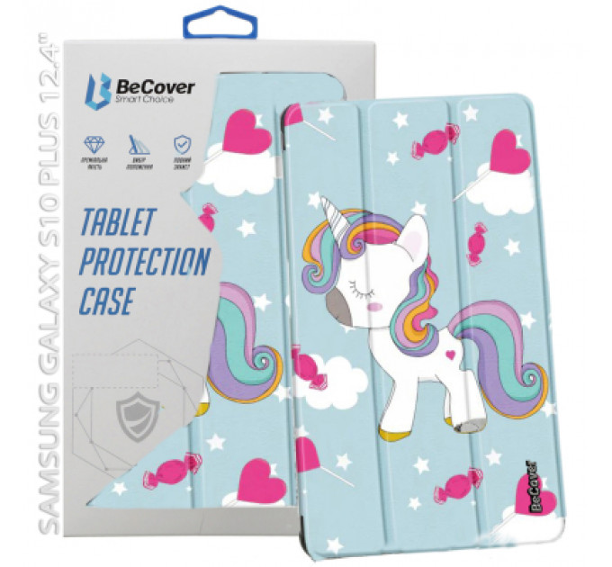 Чохол до планшета BeCover Smart Case Samsung Galaxy Tab S10 Plus (SM-X820/SM-X826) 12.4" Unicorn (712251)