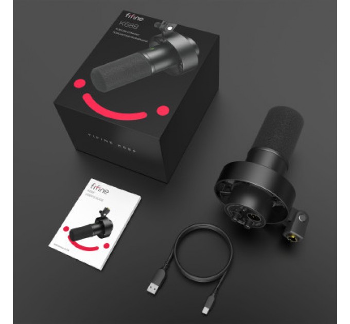 Мікрофон Fifine K688 USB Black (K688)
