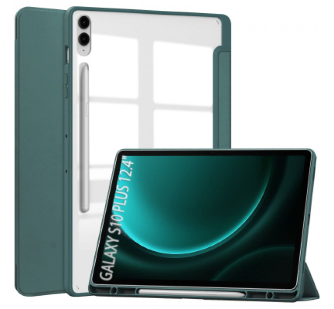Чохол до планшета BeCover Soft Edge Samsung Galaxy Tab S10 Plus (SM-X820/SM-X826) 12.4" Dark Green (712254)
