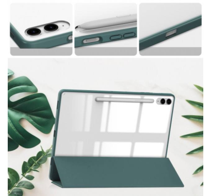 Чохол до планшета BeCover Soft Edge Samsung Galaxy Tab S10 Plus (SM-X820/SM-X826) 12.4" Dark Green (712254)