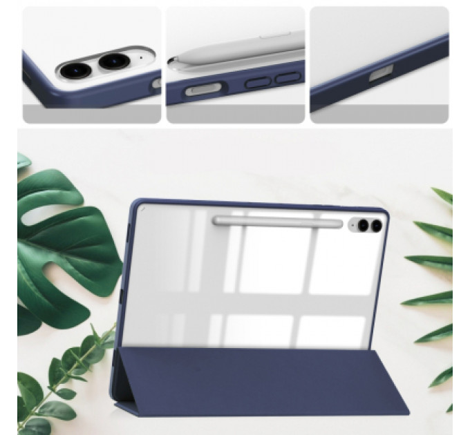 Чохол до планшета BeCover Soft Edge Samsung Galaxy Tab S10 Plus (SM-X820/SM-X826) 12.4" Deep Blue (712253)