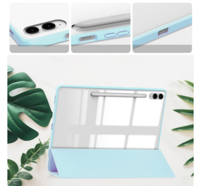 Чохол до планшета BeCover Soft Edge Samsung Galaxy Tab S10 Plus (SM-X820/SM-X826) 12.4" Light Blue (712255)