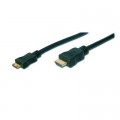 Digitus Кабель мультимедійний HDMI A to HDMI C (mini), 2.0m Digitus (AK-330106-020-S)