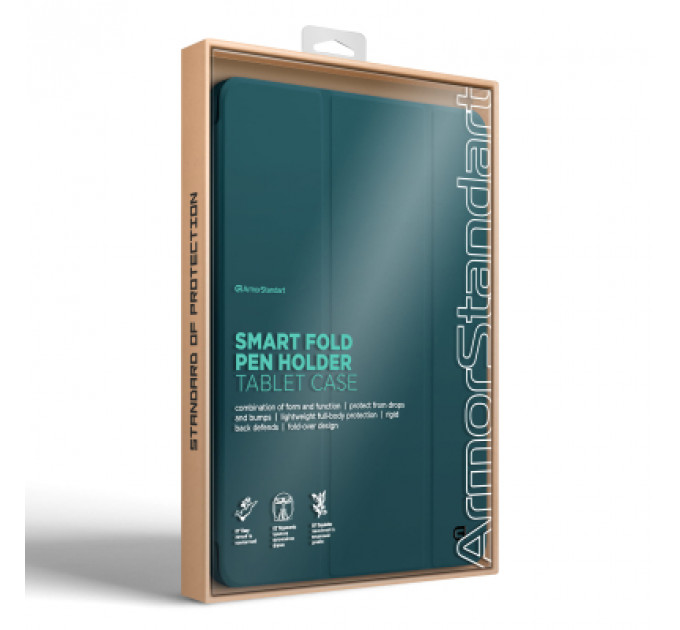 Чохол до планшета Armorstandart Smart Fold Pen Apple iPad Pro 11 (2024) Pine Green (ARM78129)