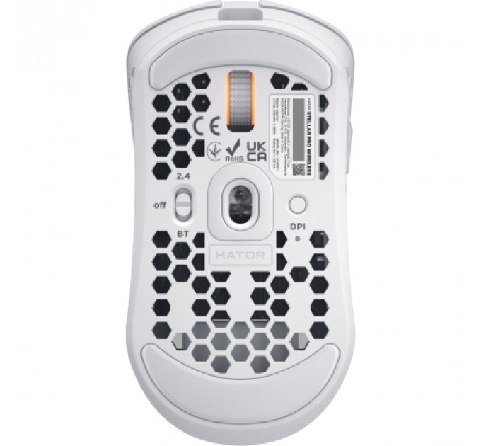 Мишка Hator Stellar PRO Wireless White (HTM-551)