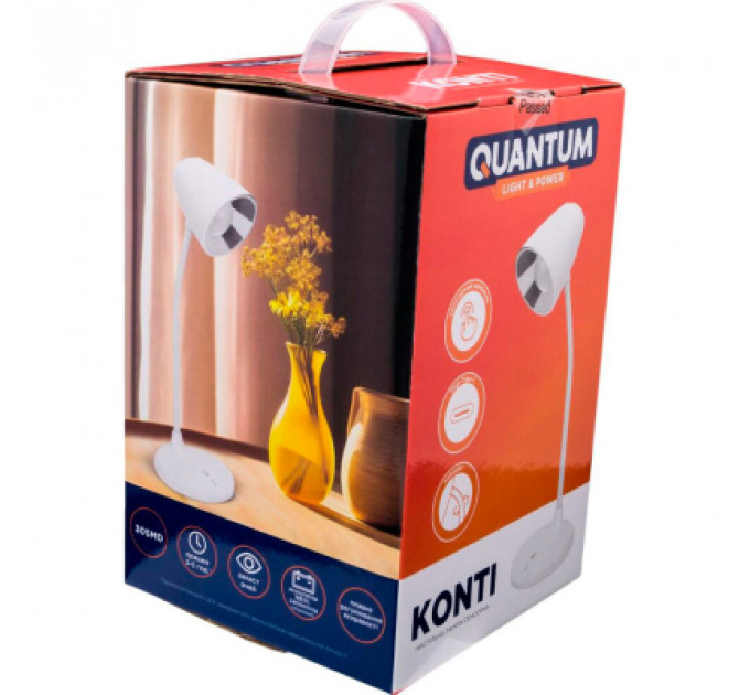 Настільна лампа Quantum KONTI LED з USB (QM-TL1050)