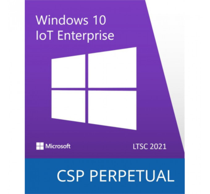Операційна система Microsoft Windows 10 IoT Enterprise LTSC 2021 Perpetual, Commercial, OneTime (DG7GMGF0H3RD_0002)