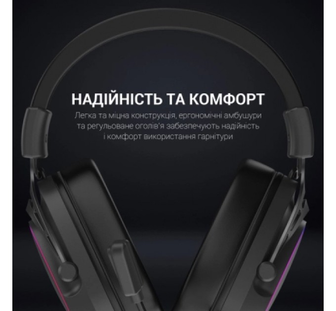 Навушники GamePro HS783 RGB Black (HS783)