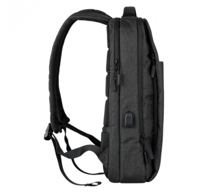 Рюкзак для ноутбука 2E 17" Melange black (2E-BPN9267BK)