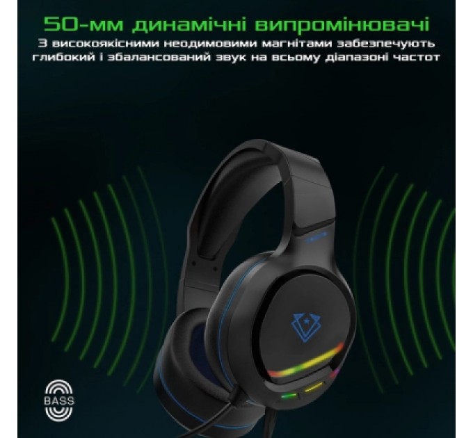 Навушники Vertux Tokyo 7.1 Mini Jack 3.5мм Blue (tokyo.blue)