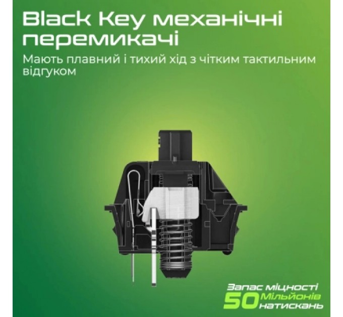 Клавіатура Vertux Tungsten USB Black (tungsten.black)