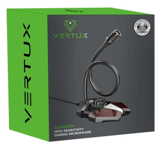 Мікрофон Vertux Condor USB Black (condor.black)