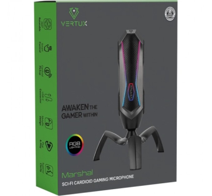 Мікрофон Vertux Marshal USB Black (marshal.black)
