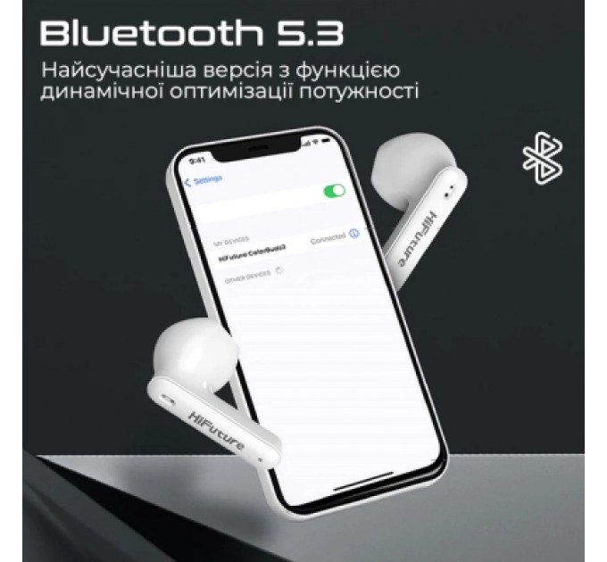 Навушники HIFuture ColorBuds2 White (colorbuds2.white)