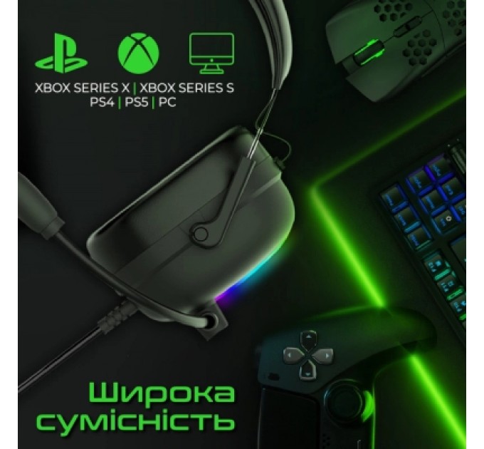 Навушники Vertux Warfare 7.1 USB Black (warfare.black)