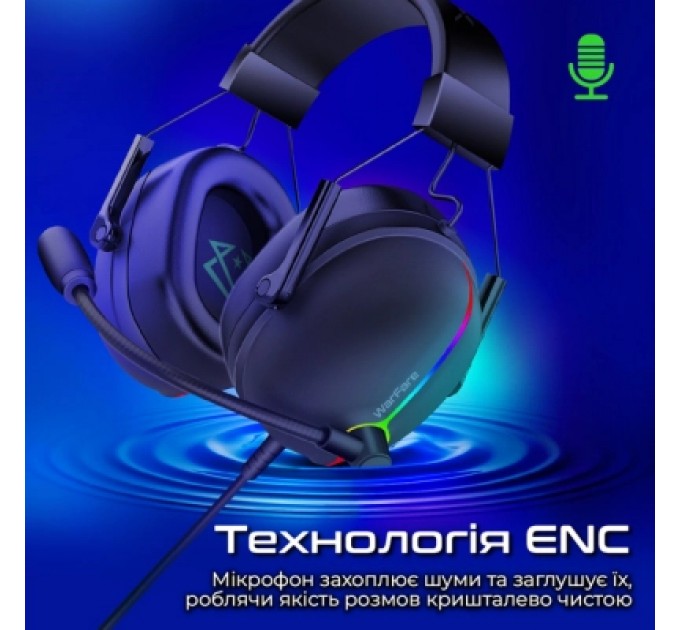 Навушники Vertux Warfare 7.1 USB Black (warfare.black)