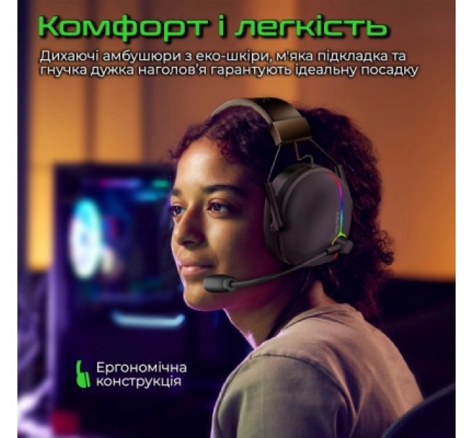 Навушники Vertux Warfare 7.1 USB Black (warfare.black)