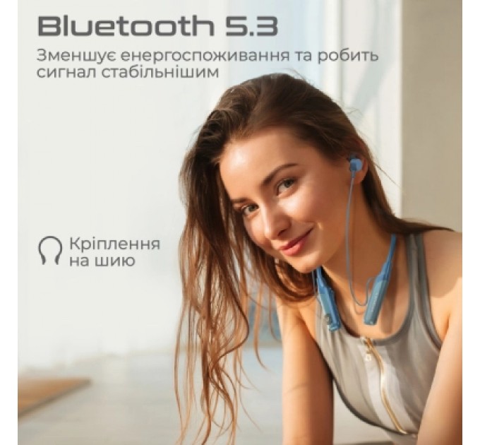 Навушники Promate Blend Blue (blend.blue)